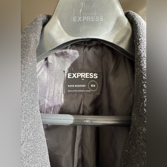 Black Express Overcoat - Picture 3 of 4